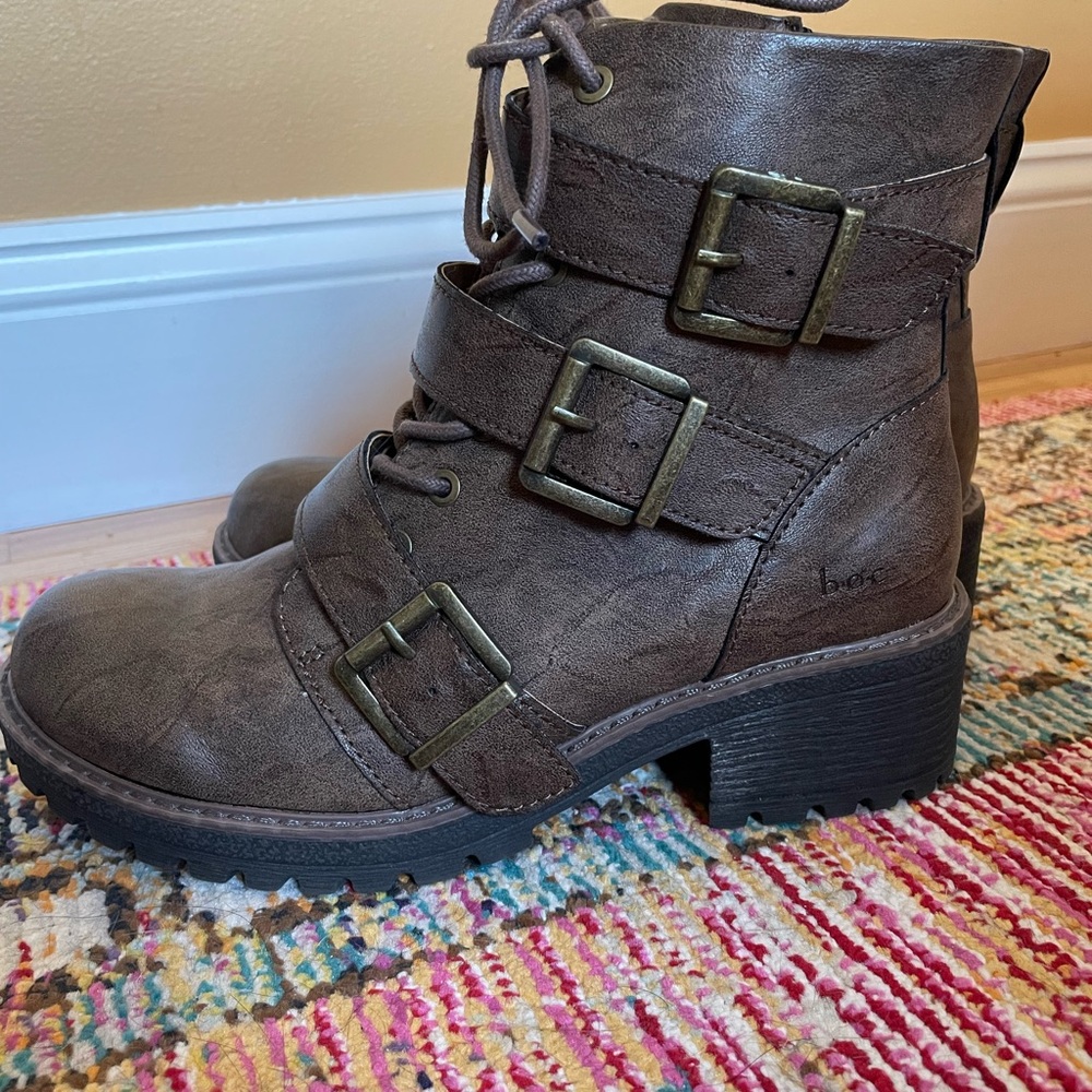 Brown BOC boots